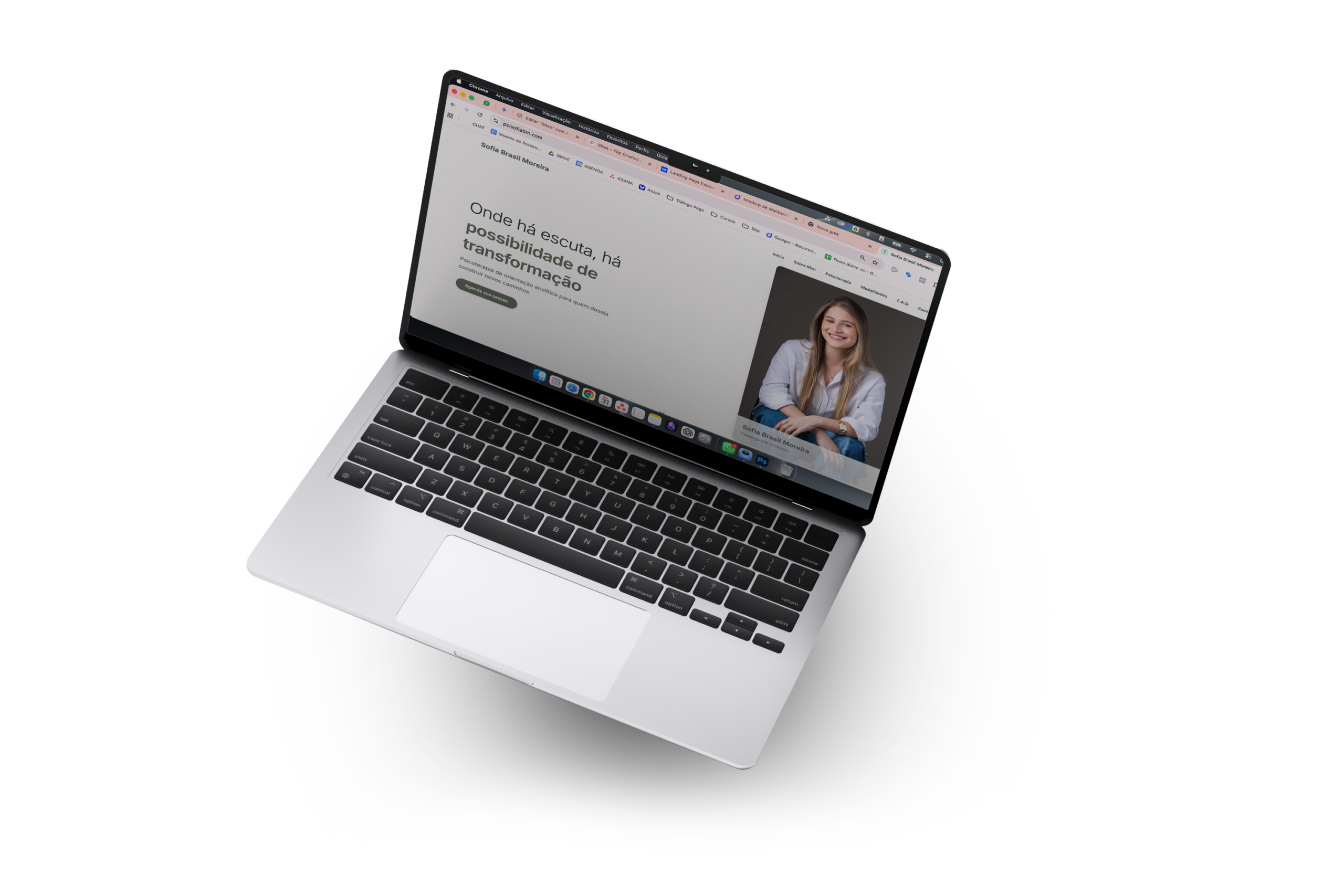 Mockup MacBook Site Flip